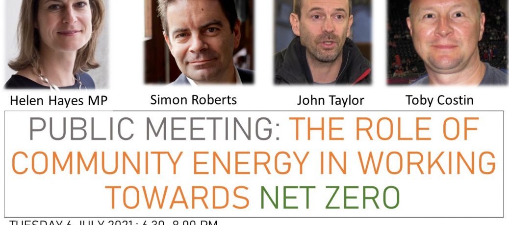 Report on SE24 Public meeting 6 July 2021: The role of community energy in working towards net zero